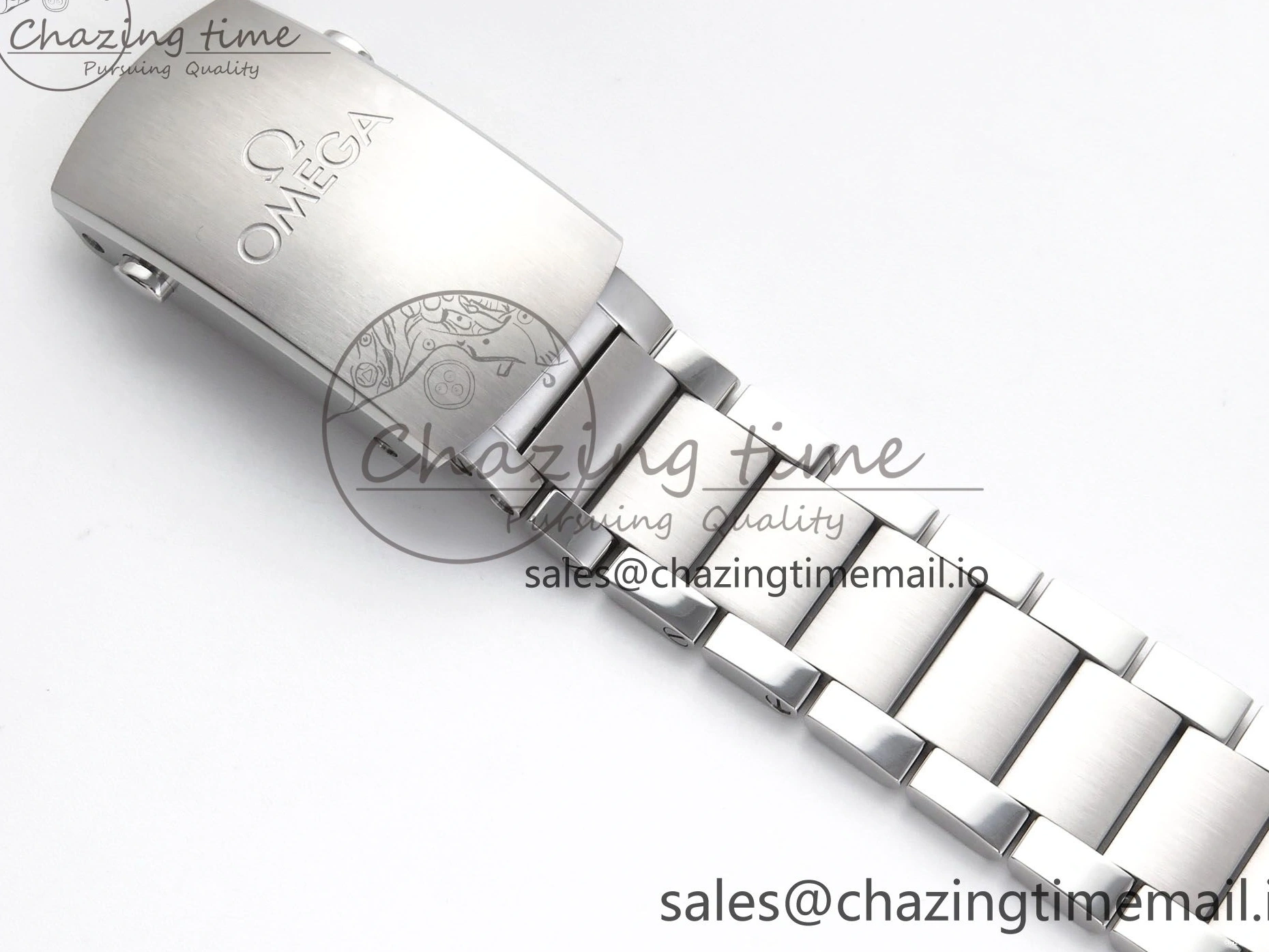 0209 Elegant Seamaster 300 Heritage SS VSF 1:1 Best Edition Blue Dial on SS Bracelet A 7701